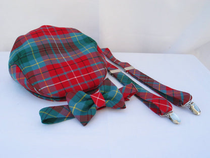 British Columbia Tartan Suspenders-Taylors Tartans