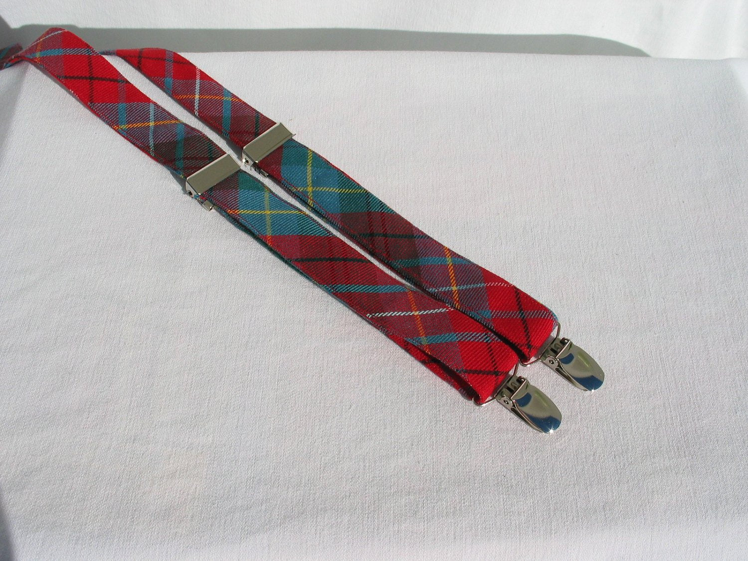 British Columbia Tartan Suspenders-Taylors Tartans