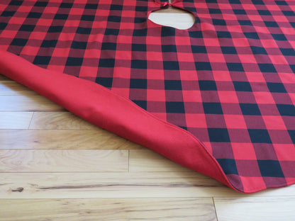 Buffalo Check Christmas Tree Skirt-Taylors Tartans