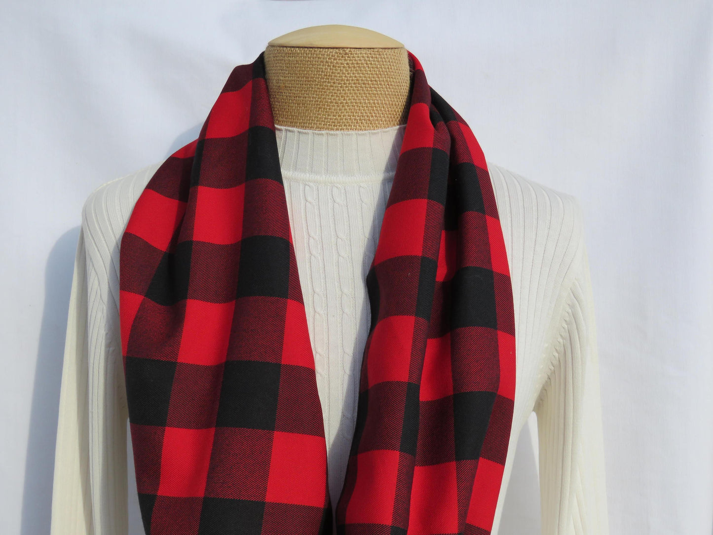 Buffalo Check Infinity Scarf