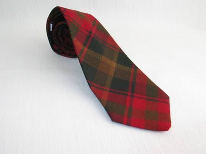 Canadian Maple Leaf Tartan Fabric