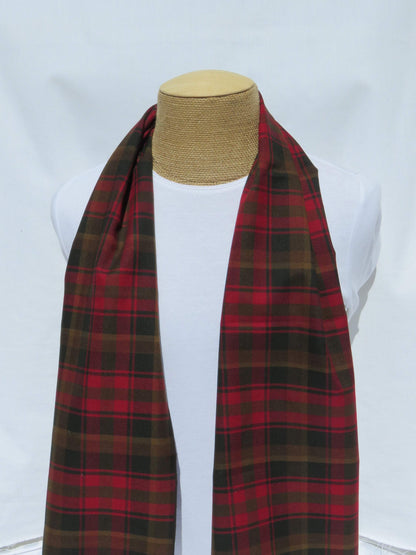 Canadian Tartan Maple Leaf Scarf-Taylors Tartans