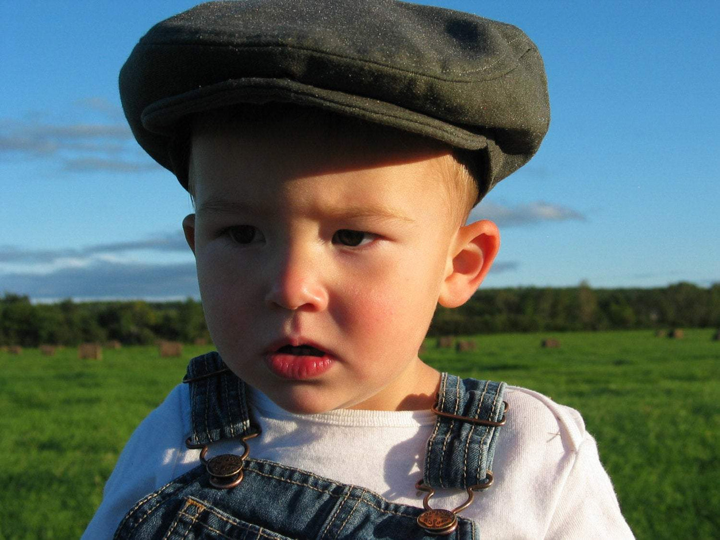 Charcoal Gray Wedding Ring Bearer Hat