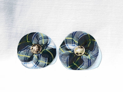 Dress Gordon Tartan Shoe Clips-Taylors Tartans