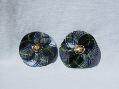 Dress Gordon Tartan Shoe Clips-Taylors Tartans