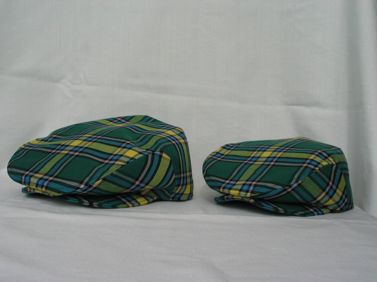 Father Son Matching Alberta Tartan Flat Caps-Taylors Tartans