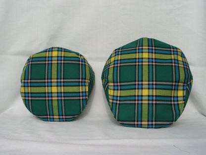 Alberta Tartan Father Son Flat Caps