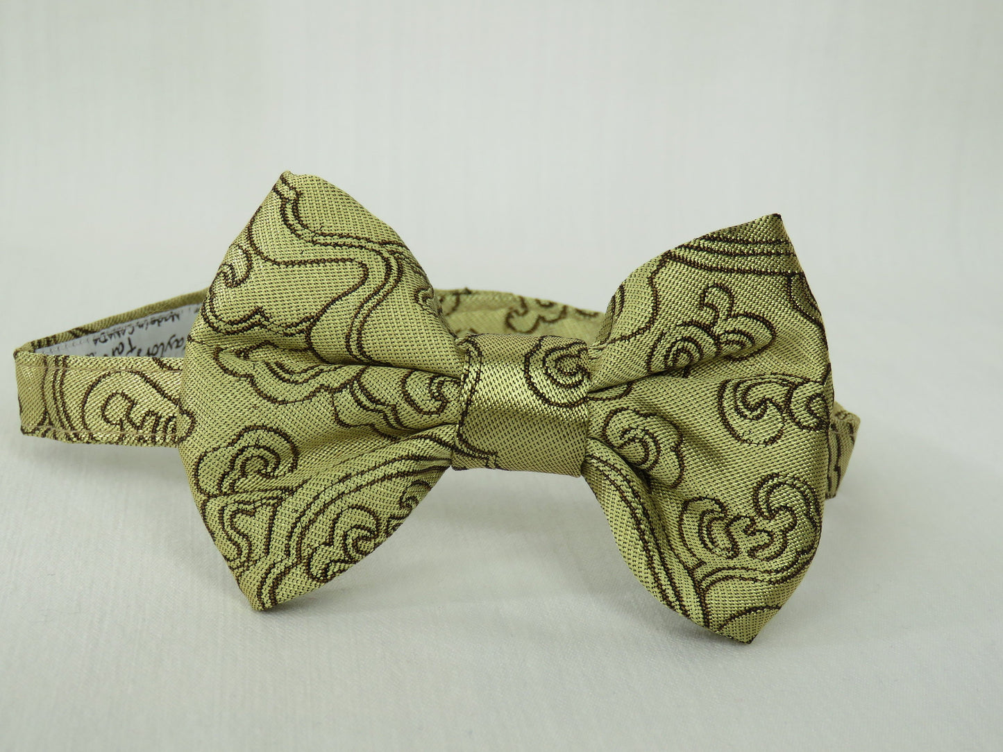 Gold and Brown Man's Bow Tie-Taylors Tartans