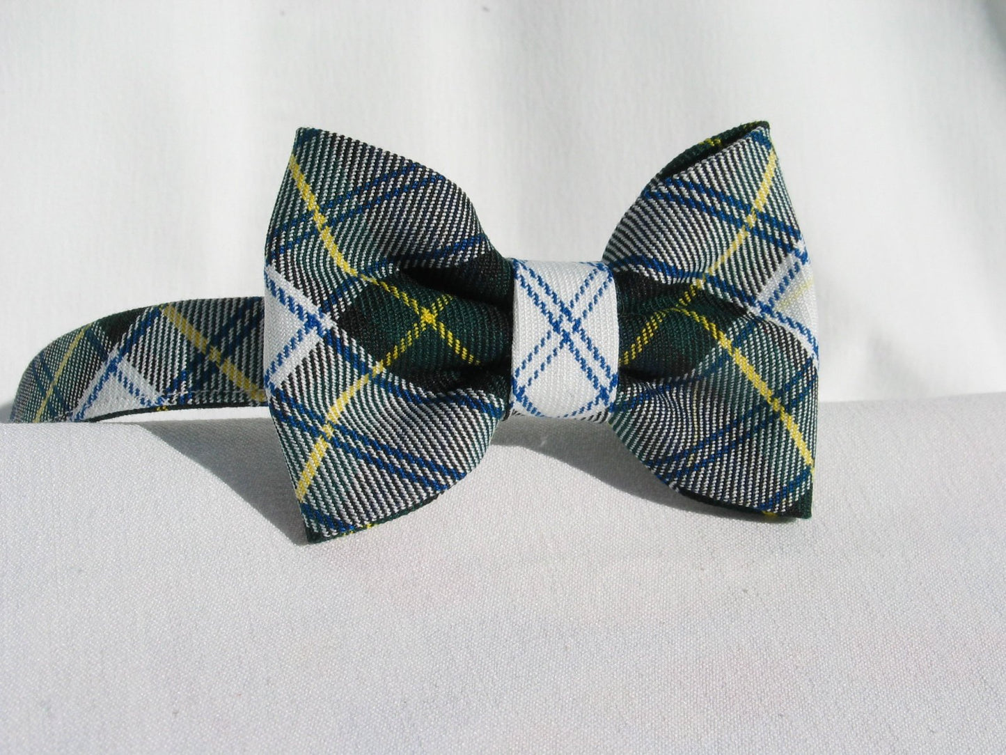 Ensemble bretelles et nœud papillon à casquette plate Gordon Tartan