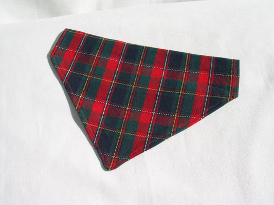 Quebec Tartan Dog Bandana