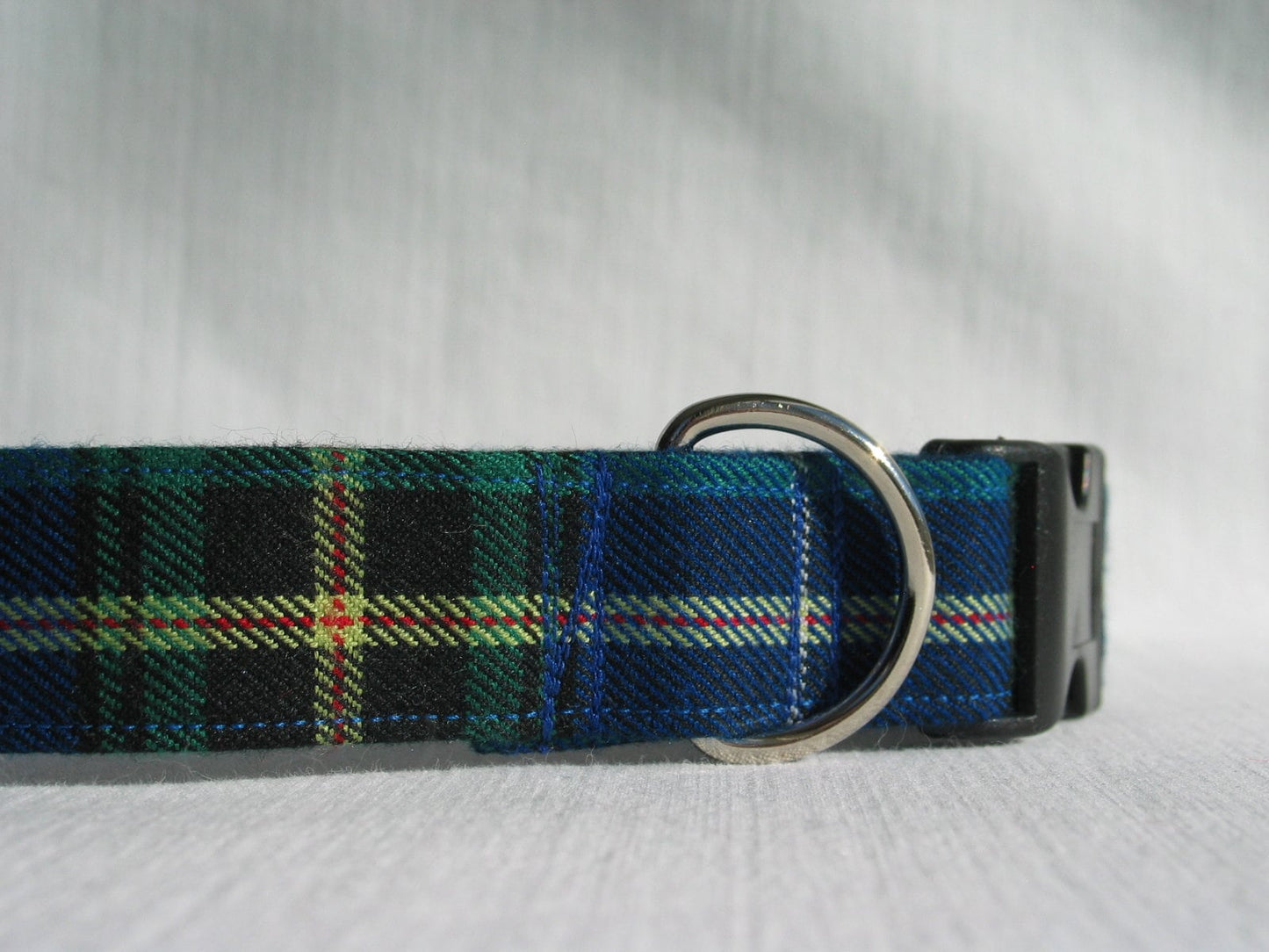 Collier pour chien tartan bleu de la Nouvelle-Écosse