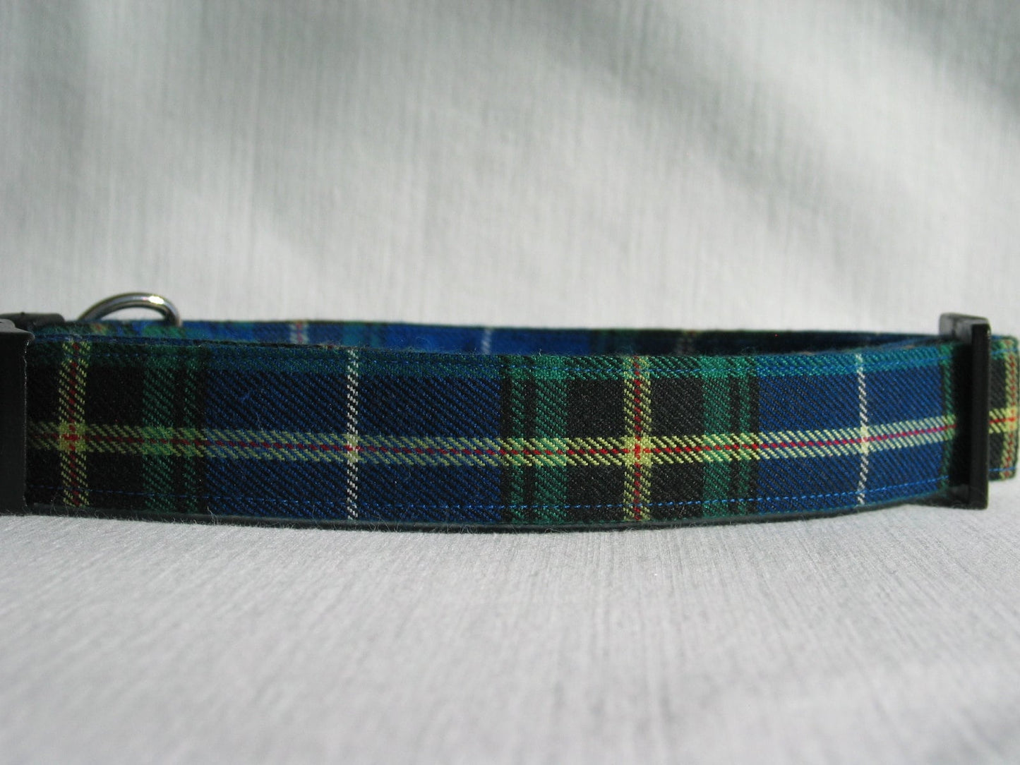 Collier pour chien tartan bleu de la Nouvelle-Écosse