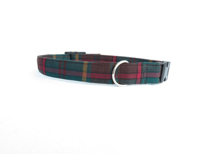 Collier et nœud papillon pour chien en tartan de l'Ontario