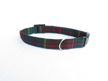 Collier et nœud papillon pour chien en tartan de l'Ontario