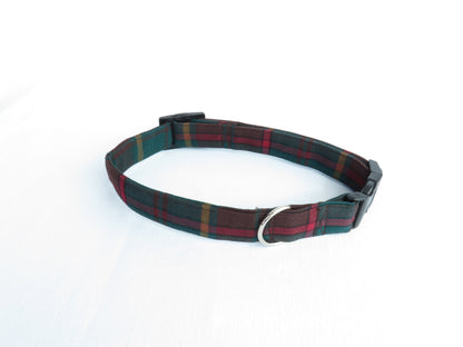 Collier et nœud papillon pour chien en tartan de l'Ontario