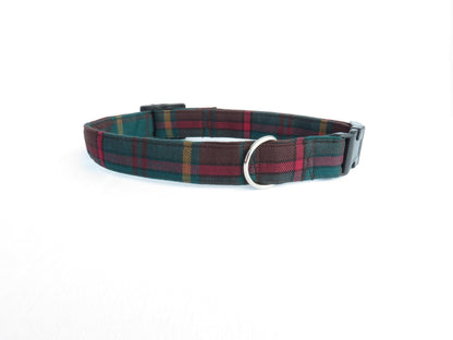 Collier et nœud papillon pour chien en tartan de l'Ontario