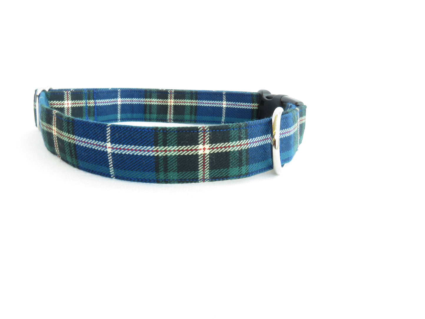 Collier pour chien tartan bleu de la Nouvelle-Écosse