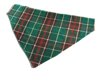 Bandana pour chien tartan de Terre-Neuve