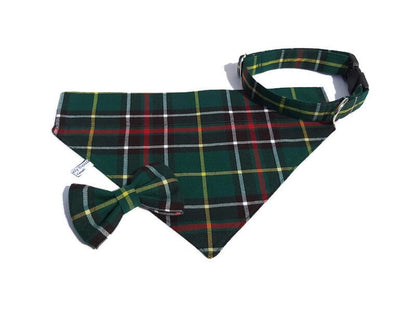 Bandana pour chien tartan de Terre-Neuve