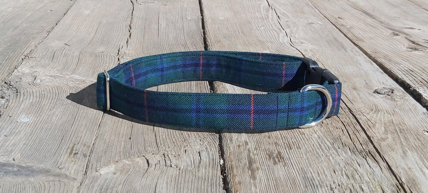 Collier de chien tartan Armstrong pour chien porteur d’anneau de mariage