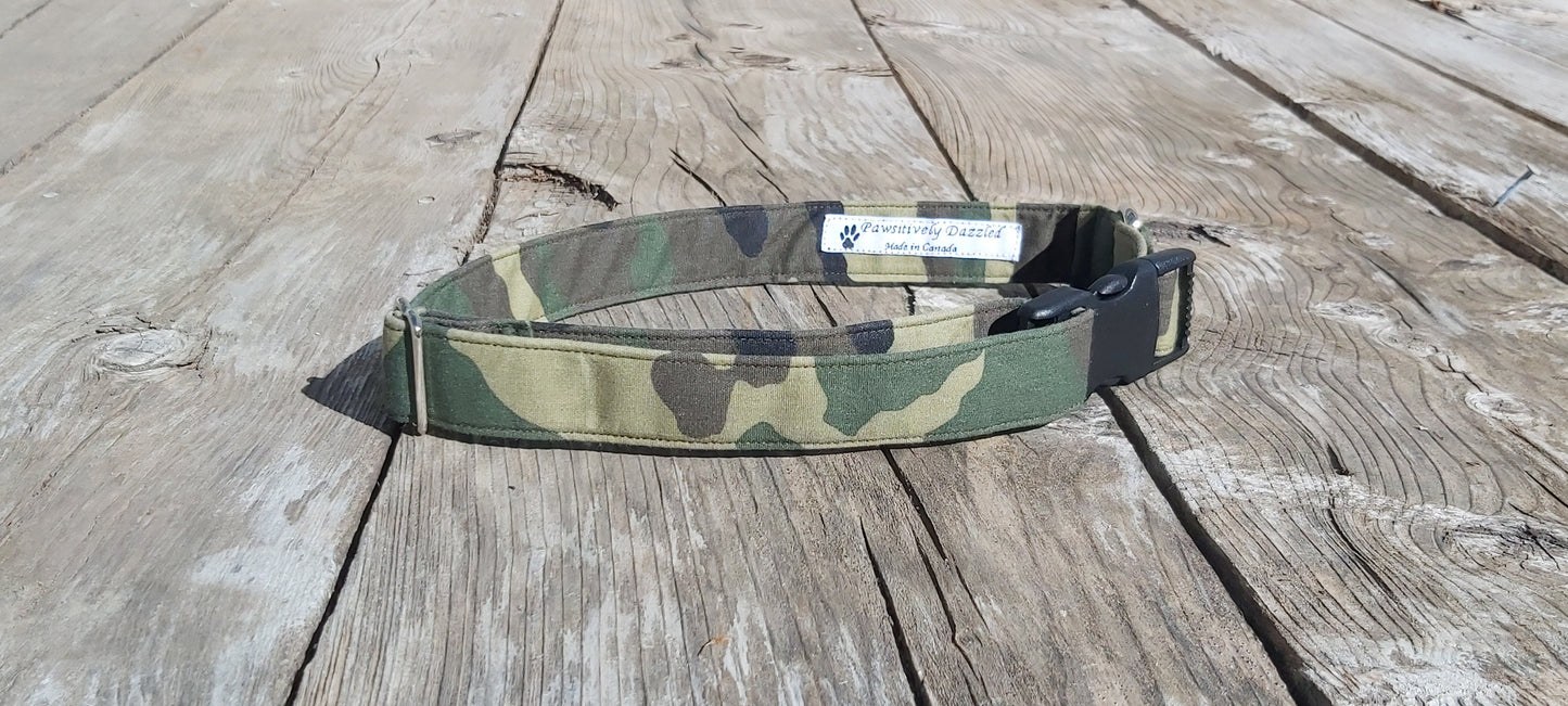 Collier pour chien camouflage