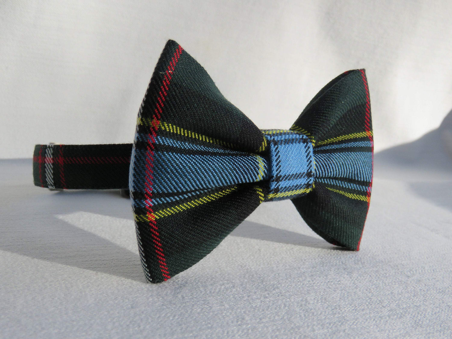 Labrador Tartan Bow Tie