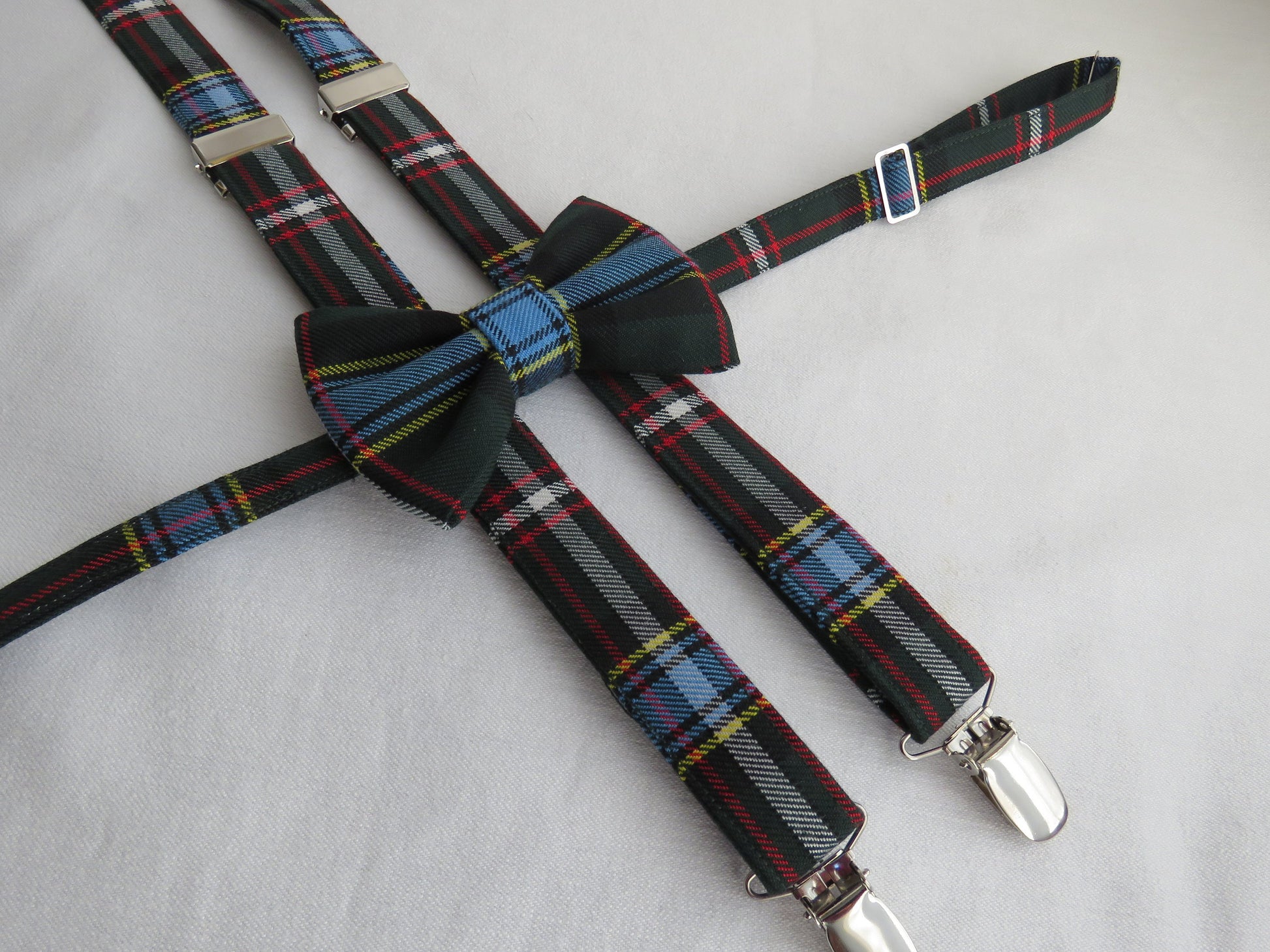 Labrador Tartan Suspenders and Bow Tie-Taylors Tartans