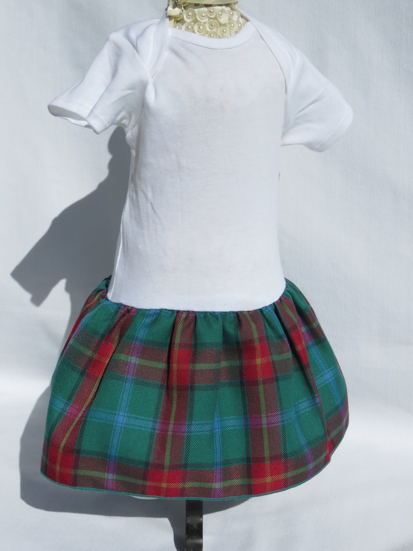 Combinaison bébé tartan du Manitoba