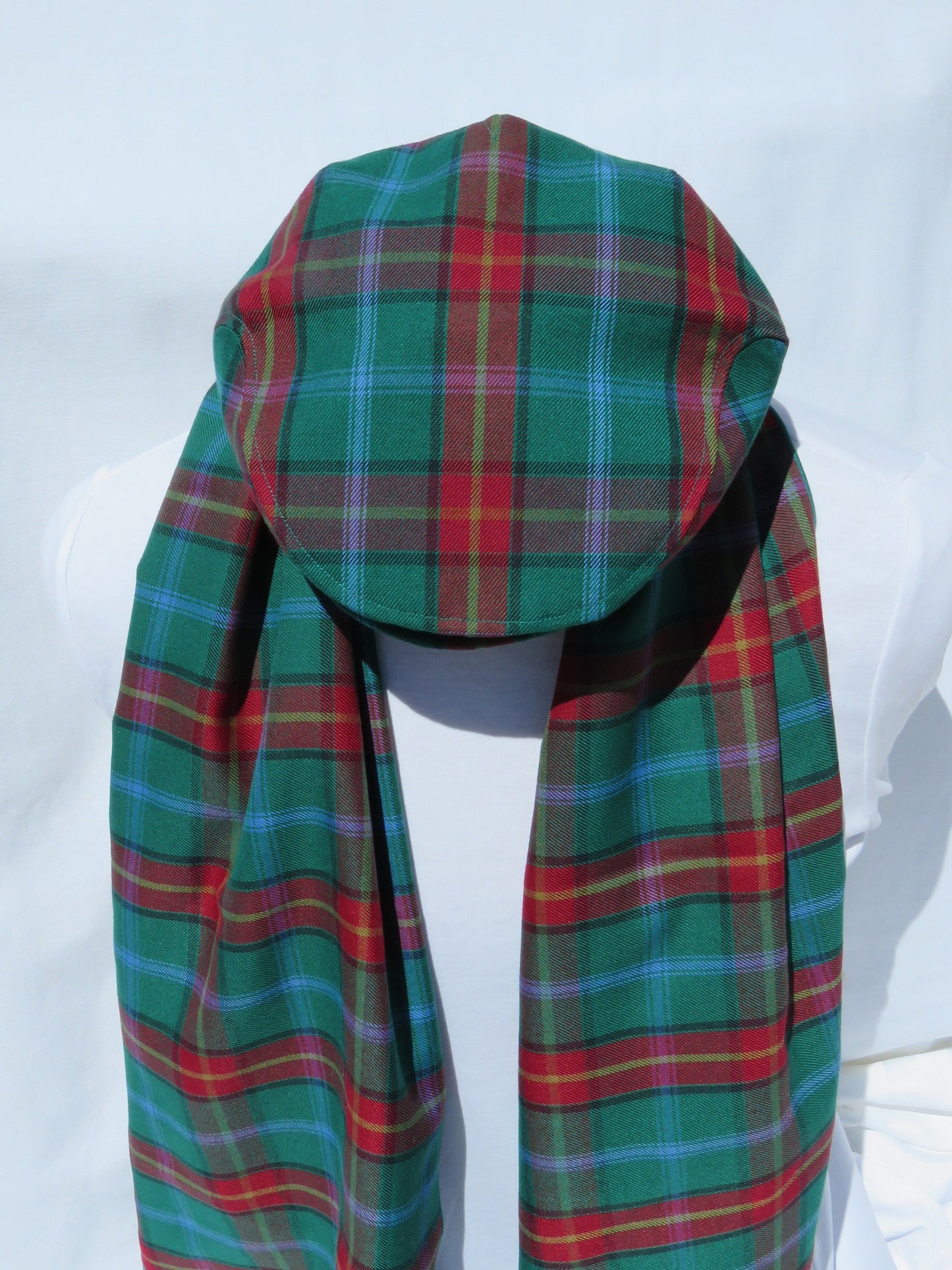 Manitoba Tartan Flat Cap and Scarf Set-Taylors Tartans