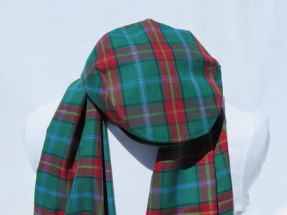 Manitoba Tartan Flat Cap and Scarf Set