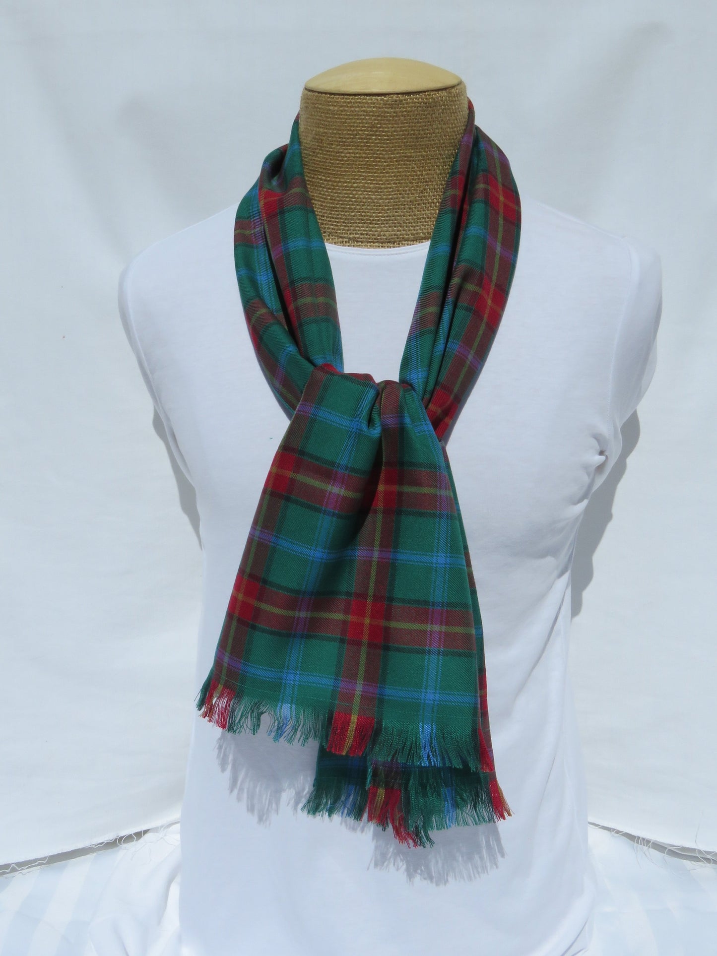 Manitoba Tartan Flat Cap and Scarf Set