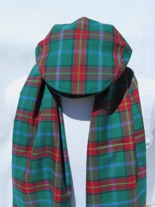 Manitoba Tartan Flat Cap and Scarf Set-Taylors Tartans