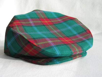 Casquette plate en tartan du Manitoba