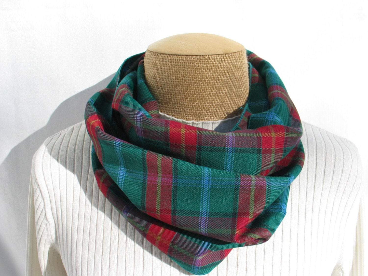 Manitoba Tartan Infinity Scarf