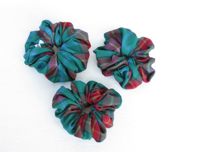 Manitoba Tartan Scrunchie