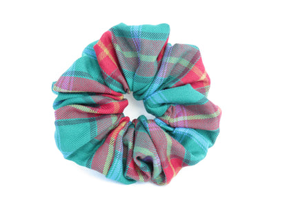 Manitoba Tartan Scrunchie