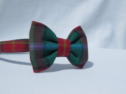 Manitoba Tartan Suspenders and Bow Tie