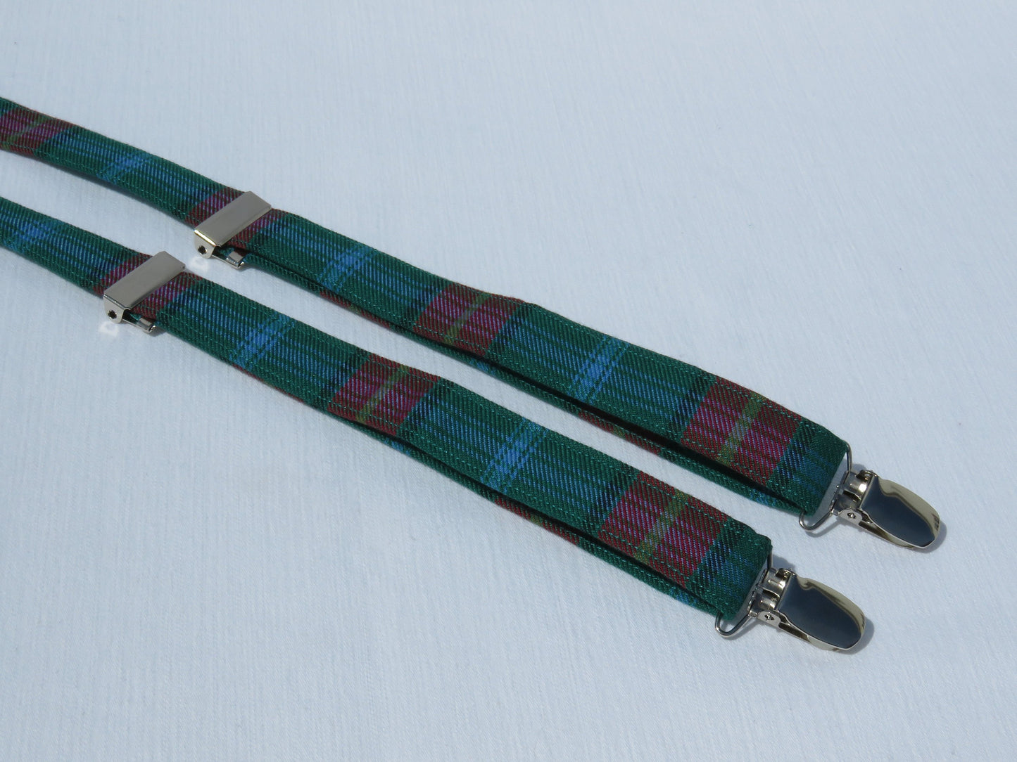 Manitoba Tartan Suspenders and Bow Tie