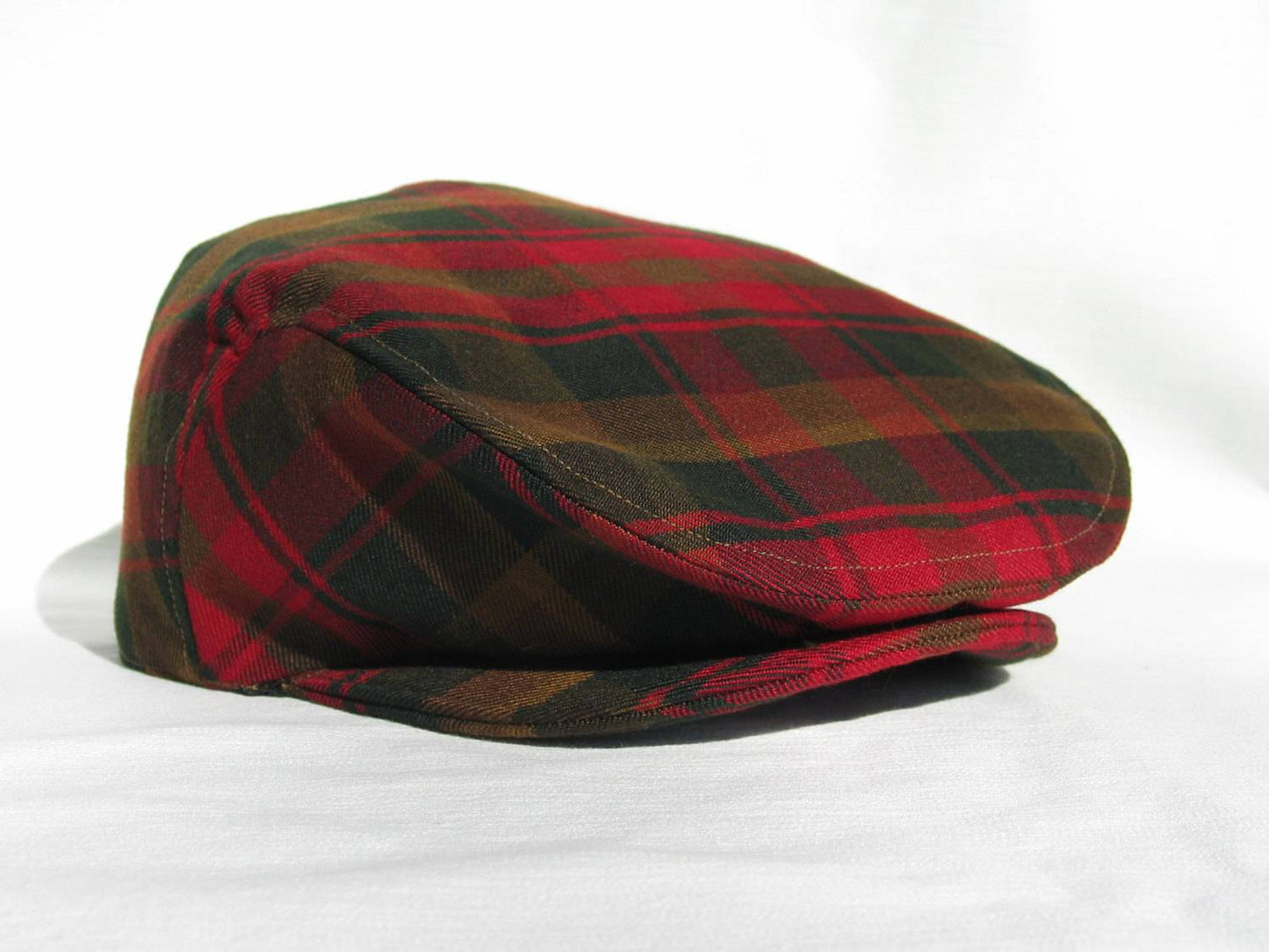 Maple Leaf Tartan Flat Cap-Taylors Tartans