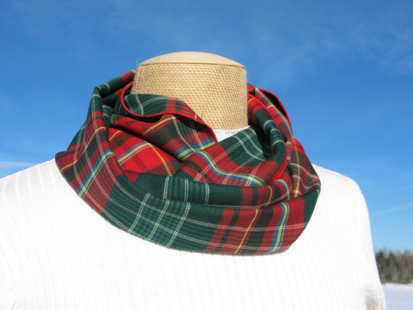 New Brunswick Tartan Infinity Scarf-Taylors Tartans