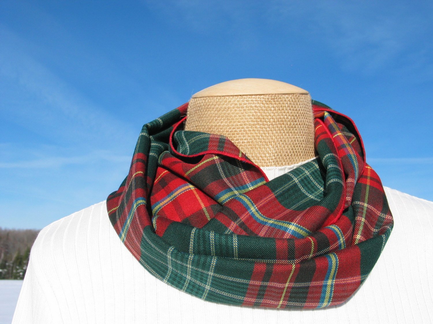 New Brunswick Tartan Infinity Scarf-Taylors Tartans