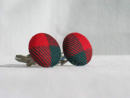 New Brunswick tartan cuff links.