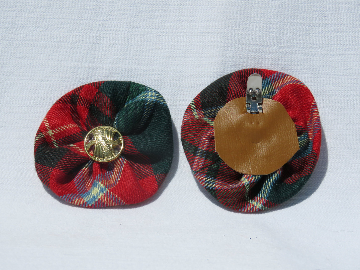 New Brunswick Tartan Shoe Clip