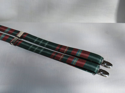 New Brunswick Tartan Suspenders-Taylors Tartans