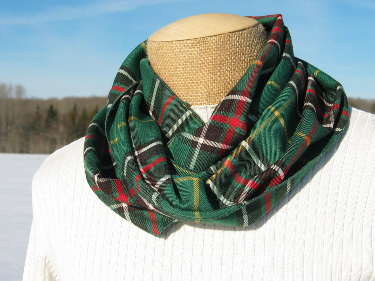 Newfoundland Tartan Infinity Scarf-Taylors Tartans