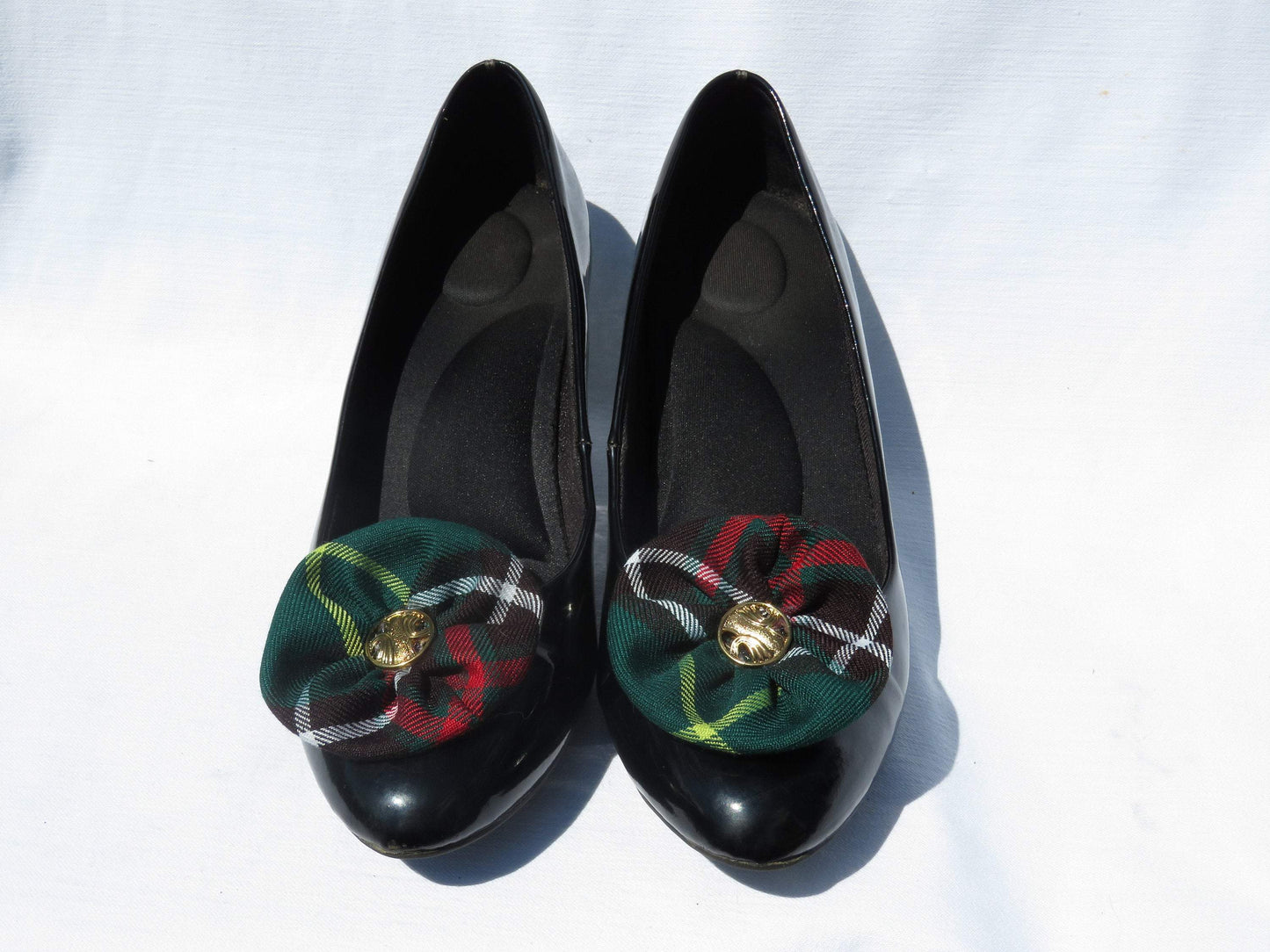 Newfoundland Tartan Shoe Clips-Taylors Tartans