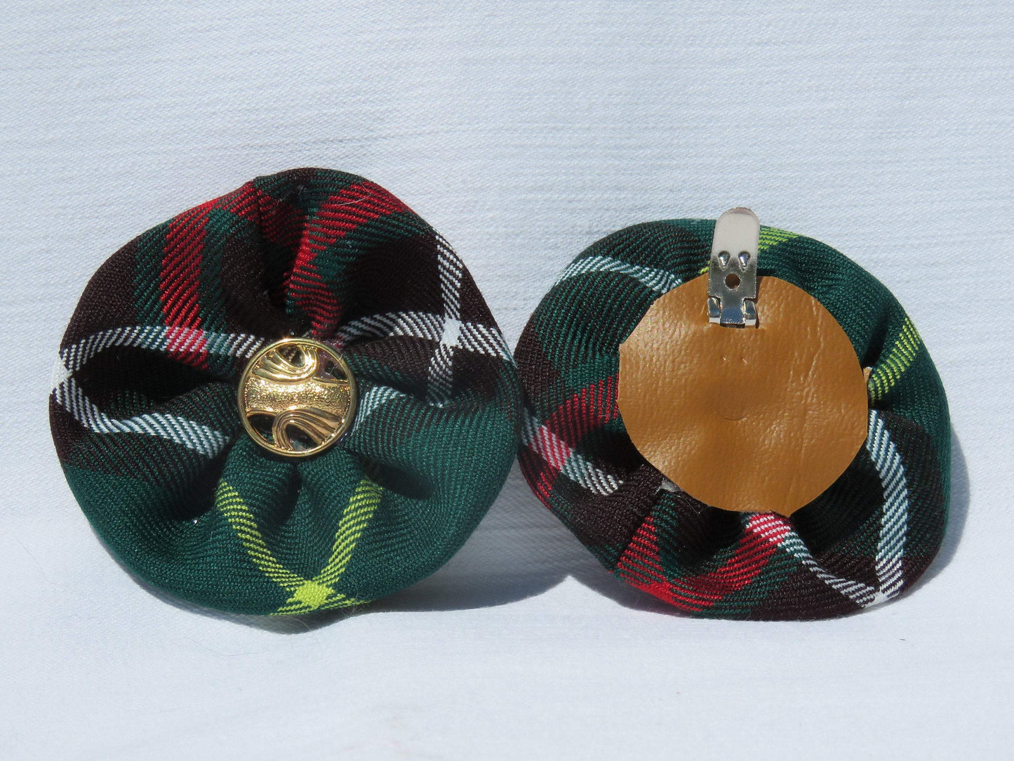 Newfoundland Tartan Shoe Clips