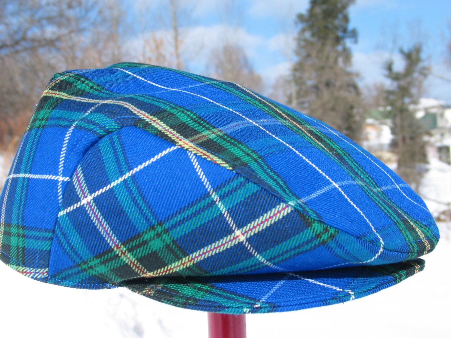 Nova Scotia Tartan Flat Cap-Taylors Tartans