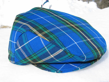 Nova Scotia Tartan Flat Cap