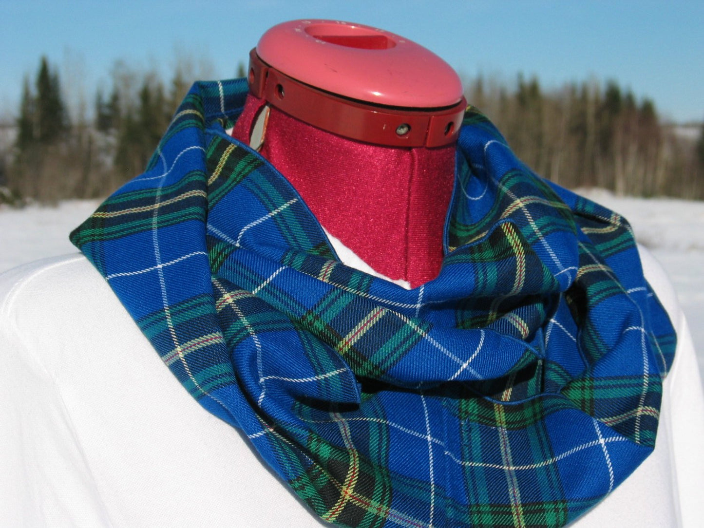 Nova Scotia Tartan Infinity Scarf-Taylors Tartans